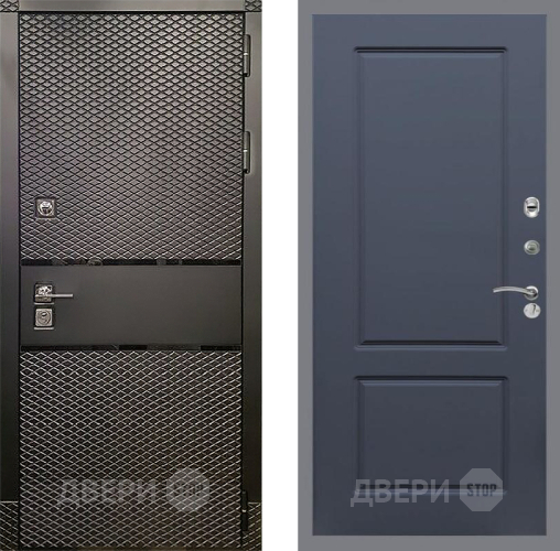 Дверь Рекс (REX) 15 Черный Кварц FL-117 Силк титан в Звенигород