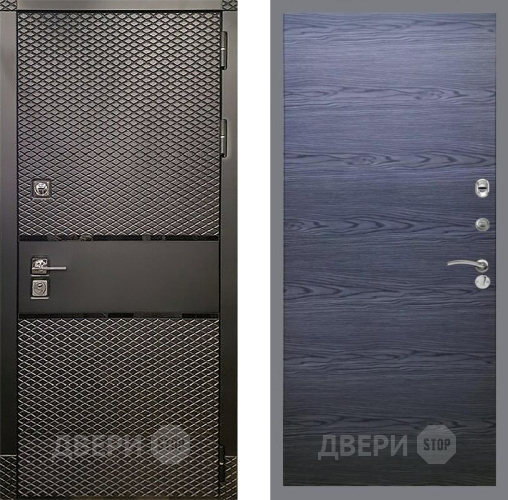Дверь Рекс (REX) 15 Черный Кварц GL Дуб тангенальный черный в Звенигород