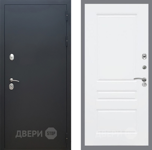 Дверь Рекс (REX) 5 Черный Муар FL-243 Силк Сноу в Звенигород