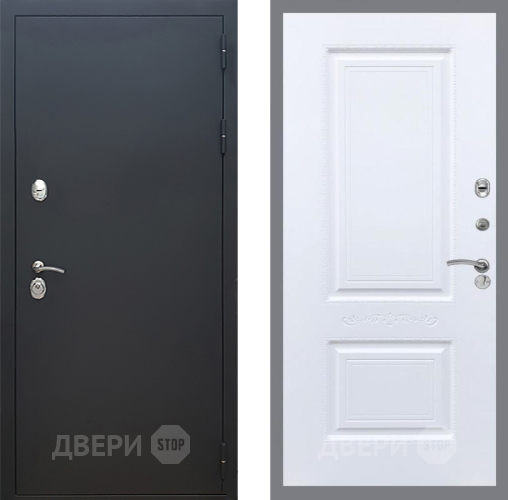 Дверь Рекс (REX) 5 Черный Муар Смальта Силк Сноу в Звенигород