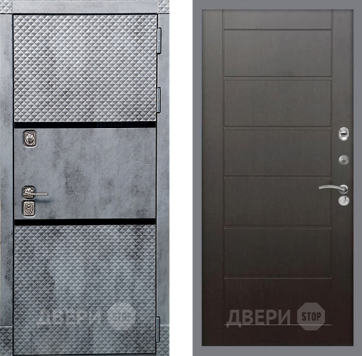 Дверь Рекс (REX) 15 Бетон Темный Сити Венге в Звенигород