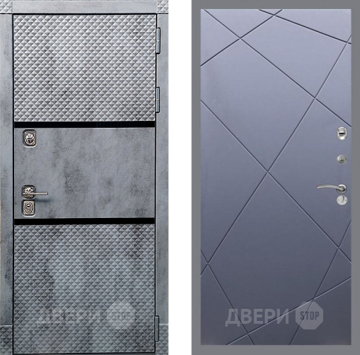 Дверь Рекс (REX) 15 Бетон Темный FL-291 Силк титан в Звенигород