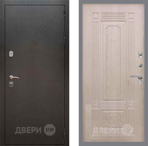 Дверь Рекс (REX) 5 Серебро Антик FL-2 Беленый дуб в Звенигород