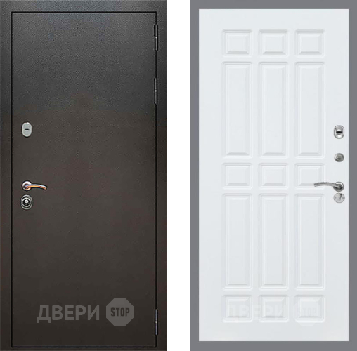 Дверь Рекс (REX) 5 Серебро Антик FL-33 Силк Сноу в Звенигород