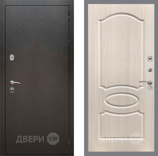 Дверь Рекс (REX) 5 Серебро Антик FL-128 Беленый дуб в Звенигород