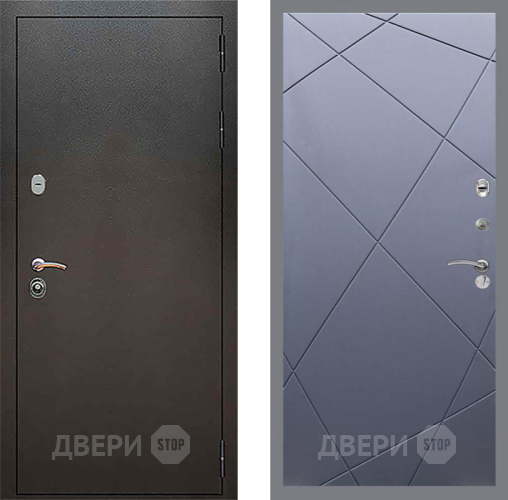 Дверь Рекс (REX) 5 Серебро Антик FL-291 Силк титан в Звенигород
