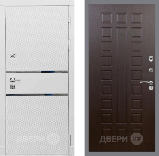 Входная металлическая Дверь Рекс (REX) 15 Силк Сноу FL-183 Венге в Звенигород