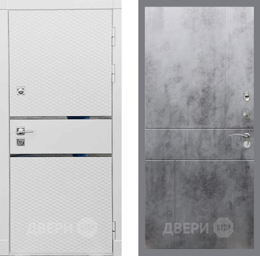 Дверь Рекс (REX) 15 Силк Сноу FL-290 Бетон темный в Звенигород