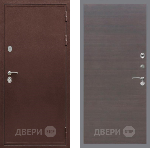 Входная металлическая Дверь Рекс (REX) 5А GL венге поперечный в Звенигород