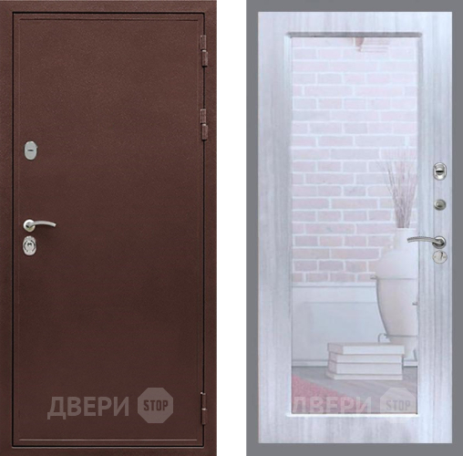 Дверь Рекс (REX) 5А Зеркало Пастораль Сандал белый в Звенигород
