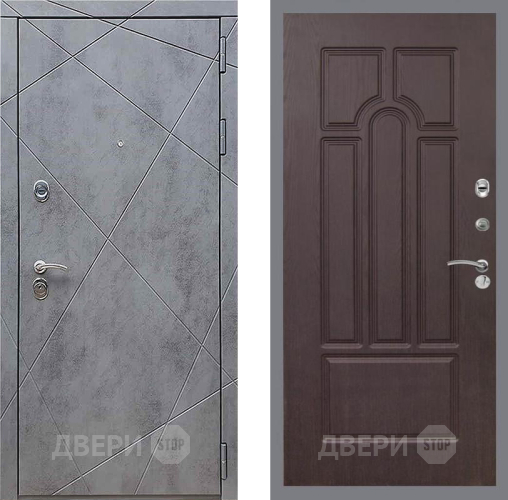 Дверь Рекс (REX) 13 Бетон Темный FL-58 Венге в Звенигород