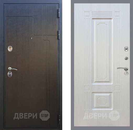 Входная металлическая Дверь Рекс (REX) Премиум-246 FL-2 Лиственница беж в Звенигород