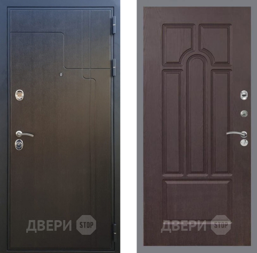 Входная металлическая Дверь Рекс (REX) Премиум-246 FL-58 Венге в Звенигород