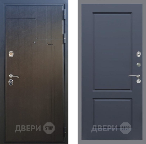 Входная металлическая Дверь Рекс (REX) Премиум-246 FL-117 Силк титан в Звенигород