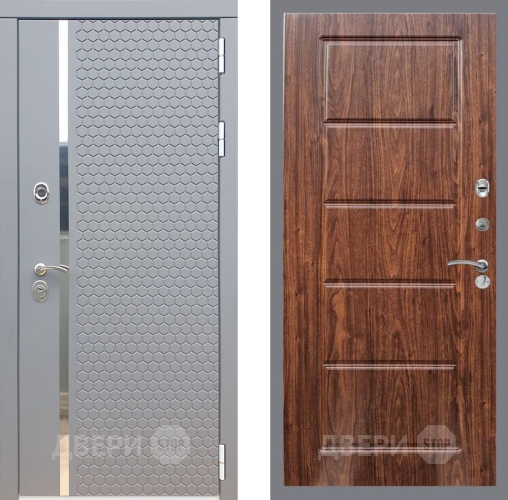 Дверь Рекс (REX) 24 FL-39 орех тисненый в Звенигород