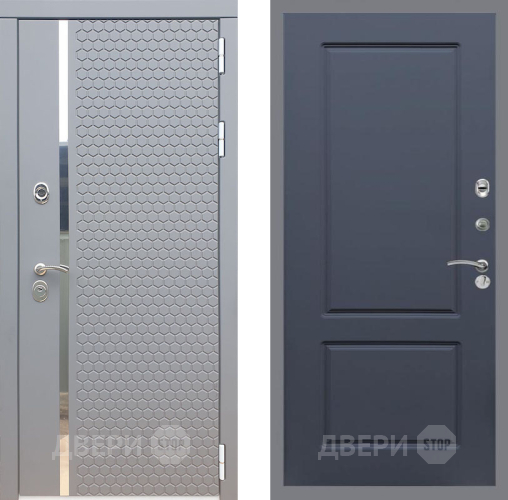 Дверь Рекс (REX) 24 FL-117 Силк титан в Звенигород