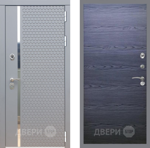 Дверь Рекс (REX) 24 GL Дуб тангенальный черный в Звенигород