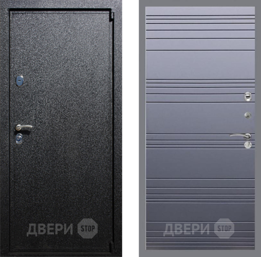 Входная металлическая Дверь Рекс (REX) 3 Line Силк титан в Звенигород