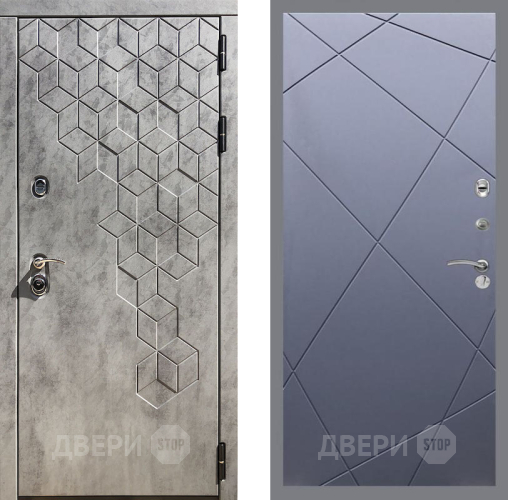 Дверь Рекс (REX) 23 FL-291 Силк титан в Звенигород