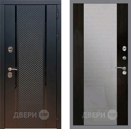 Входная металлическая Дверь Рекс (REX) 25 СБ-16 Зеркало Венге в Звенигород