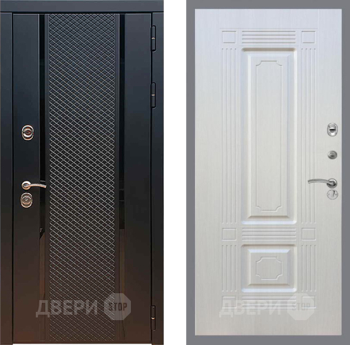 Входная металлическая Дверь Рекс (REX) 25 FL-2 Лиственница беж в Звенигород