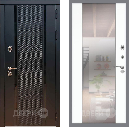 Дверь Рекс (REX) 25 СБ-16 Зеркало Силк Сноу в Звенигород