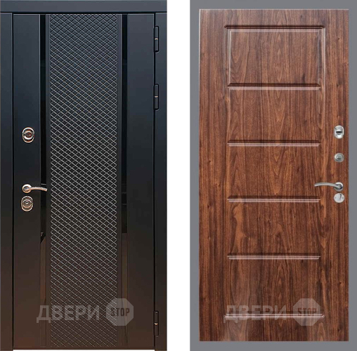 Дверь Рекс (REX) 25 FL-39 орех тисненый в Звенигород
