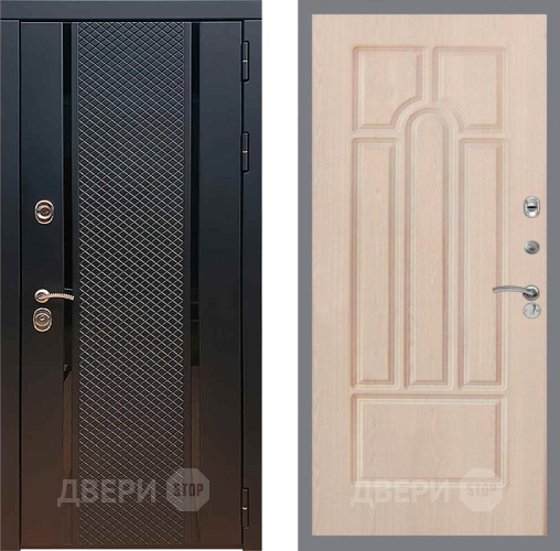 Входная металлическая Дверь Рекс (REX) 25 FL-58 Беленый дуб в Звенигород