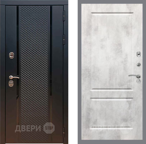 Входная металлическая Дверь Рекс (REX) 25 FL-117 Бетон светлый в Звенигород