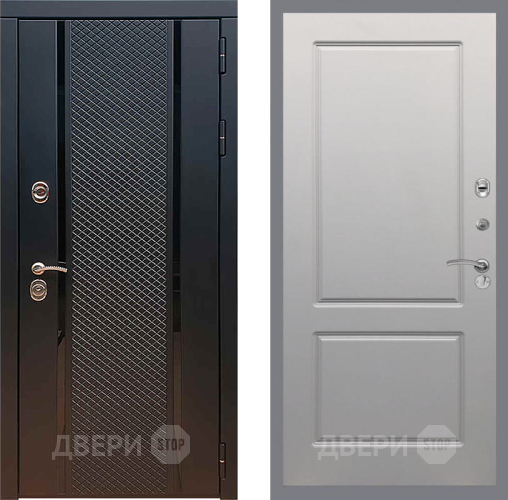 Входная металлическая Дверь Рекс (REX) 25 FL-117 Грей софт в Звенигород