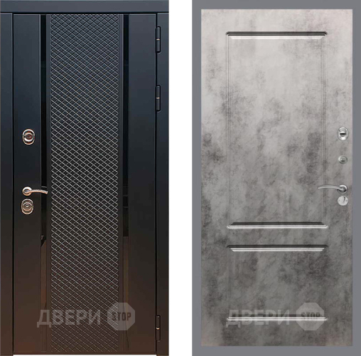 Дверь Рекс (REX) 25 FL-117 Бетон темный в Звенигород