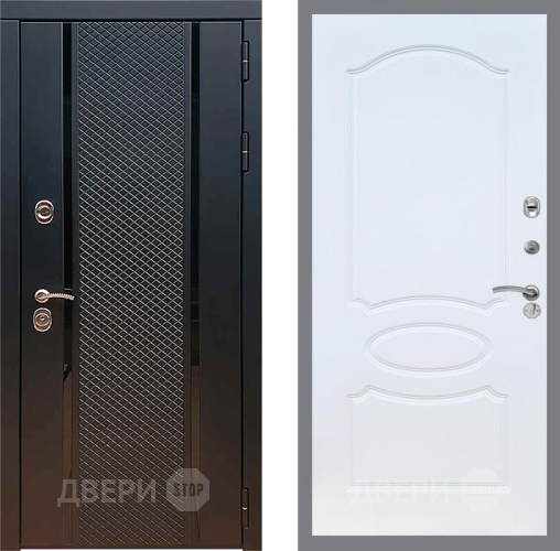 Входная металлическая Дверь Рекс (REX) 25 FL-128 Белый ясень в Звенигород