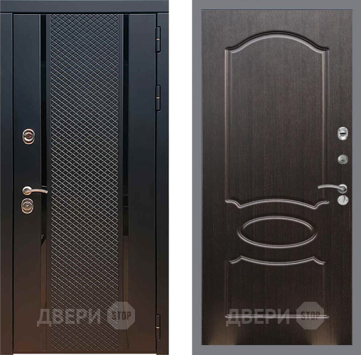 Входная металлическая Дверь Рекс (REX) 25 FL-128 Венге светлый в Звенигород