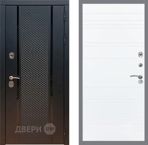 Дверь Рекс (REX) 25 Line Силк Сноу в Звенигород