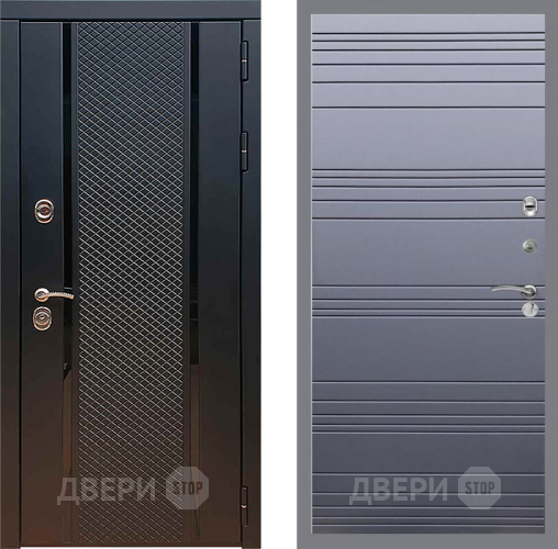 Дверь Рекс (REX) 25 Line Силк титан в Звенигород