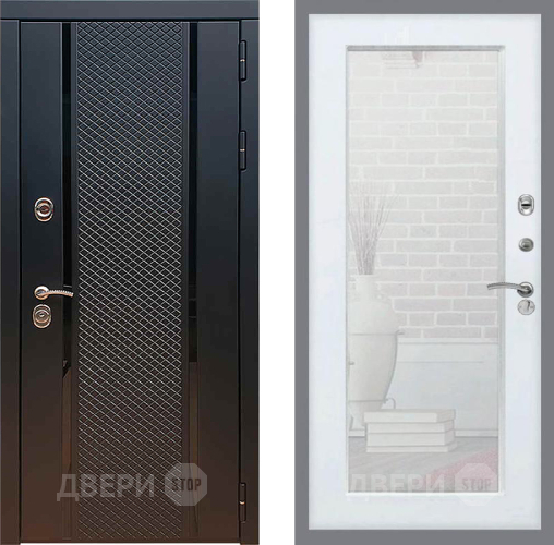 Дверь Рекс (REX) 25 Зеркало Пастораль Белый ясень в Звенигород