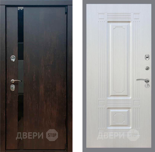 Входная металлическая Дверь Рекс (REX) 26 FL-2 Лиственница беж в Звенигород