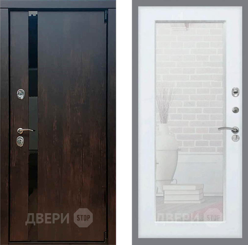 Дверь Рекс (REX) 26 Зеркало Пастораль Белый ясень в Звенигород