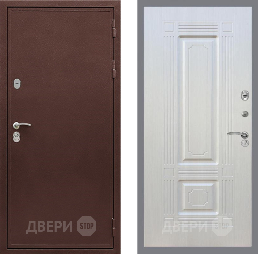 Дверь Рекс (REX) 5 металл 3 мм FL-2 Лиственница беж в Звенигород