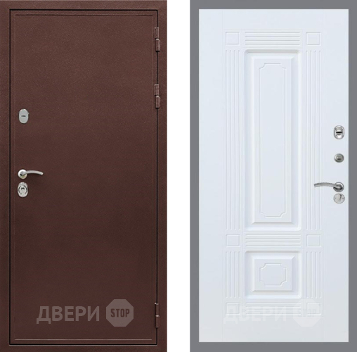 Дверь Рекс (REX) 5 металл 3 мм FL-2 Силк Сноу в Звенигород