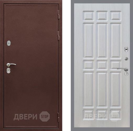 Дверь Рекс (REX) 5 металл 3 мм FL-33 Лиственница беж в Звенигород