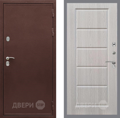 Дверь Рекс (REX) 5 металл 3 мм FL-39 Беленый дуб в Звенигород
