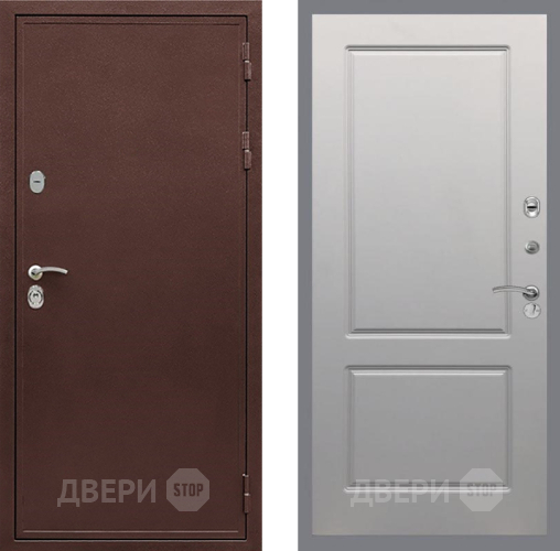 Дверь Рекс (REX) 5 металл 3 мм FL-117 Грей софт в Звенигород