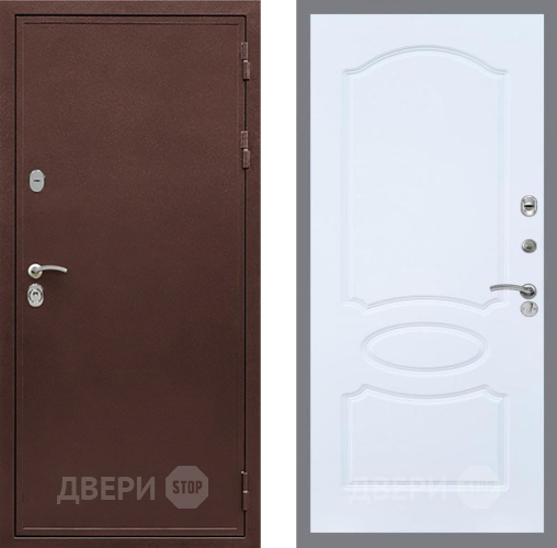 Дверь Рекс (REX) 5 металл 3 мм FL-128 Силк Сноу в Звенигород