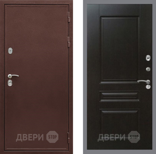 Дверь Рекс (REX) 5 металл 3 мм FL-243 Венге в Звенигород