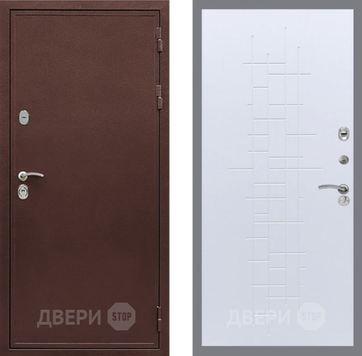 Дверь Рекс (REX) 5 металл 3 мм FL-289 Белый ясень в Звенигород
